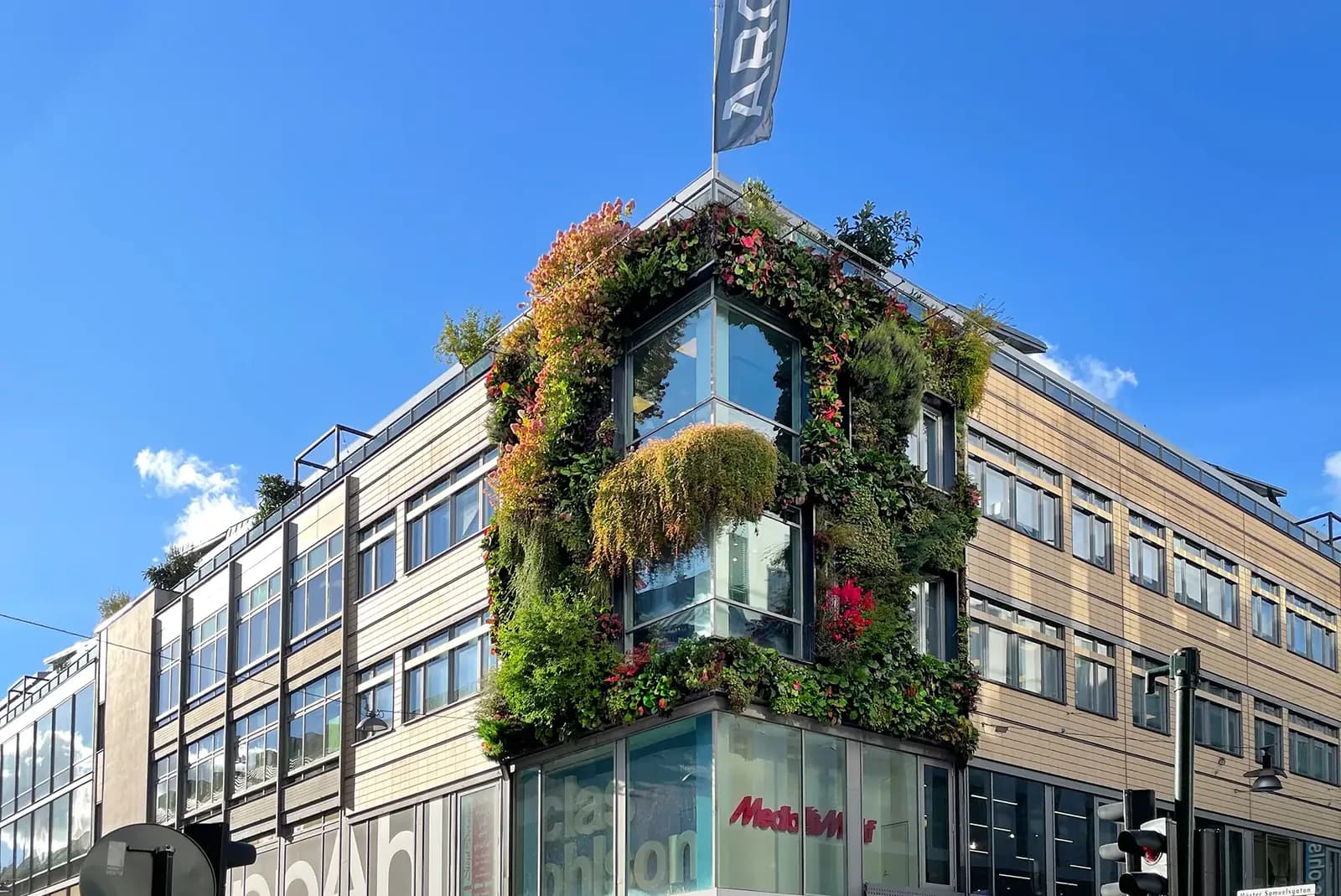 Gressenteret inngår samarbeid med Greenworks om grønne vegger
